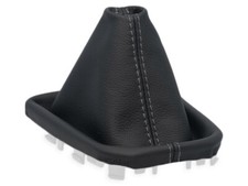 SCHALTMANSCHETTE FUR SEAT IBIZA V KJ 2017-2025 SCHALTSACK LEDER NAHT GRAU