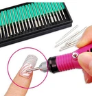 30 Nail Art Electric File Drill Bits Replacement Manicure Pedicure Kit Set Tool
