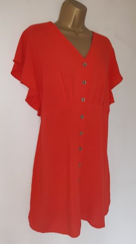 Vestido informal rojo Joe Browns talla 14-16 ¡Nuevo con etiquetas! Vacaciones de verano - Imagen 2 de 12
