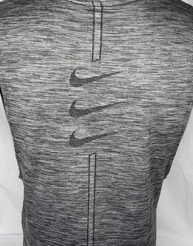 Nike Running Top SZ L 928517-010 Medalist Gray Men's $90 2014 - Picture 5 of 6