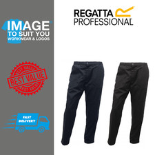 Regatta Cargo TRJ500 Elasticated Waist Multi Pocket Polycotton Workwear Trousers