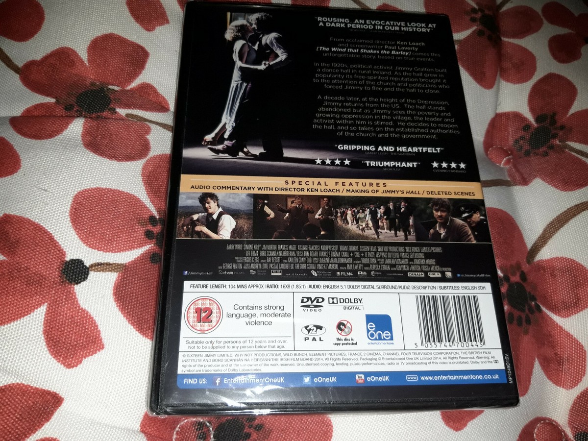 Jimmys Hall Barry Ward , Simone Kirby new sealed uk dvd