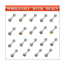 100 Logo Tongue Rings - bulk1