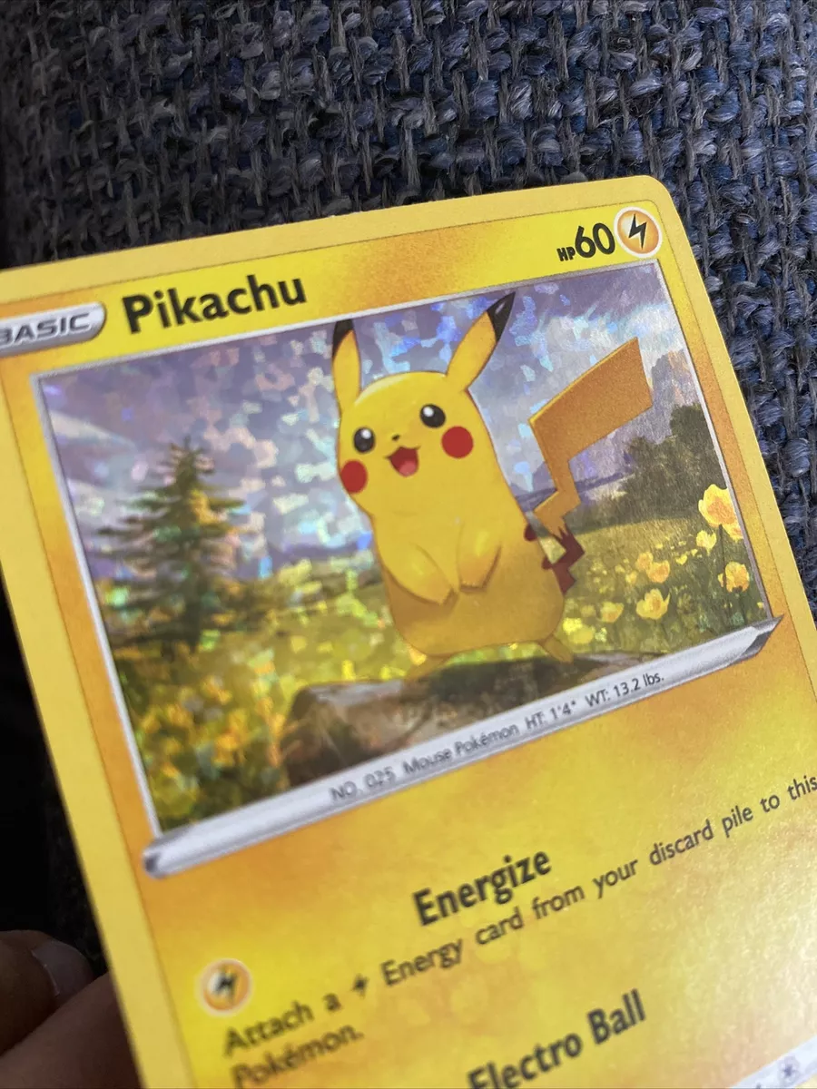 Pikachu McDonalds Happy Meal Holo Foil Promo 2022 Pokemon TCG Card 7/15 🔥