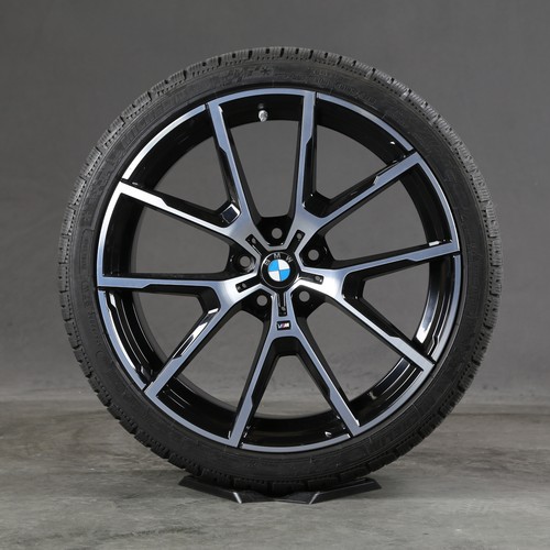 Roues hiver 20 pouces originales BMW Série 8 G14 G15 G16 8072023 M728 pneus hiver - Photo 2 sur 6