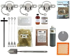 PcsOutdoors Basic Coyote Trapping Starter Kit - Huge Value!