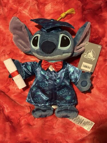NWT - Disney Stitch Graduation Class of 2022 Plush With Cap & Gown