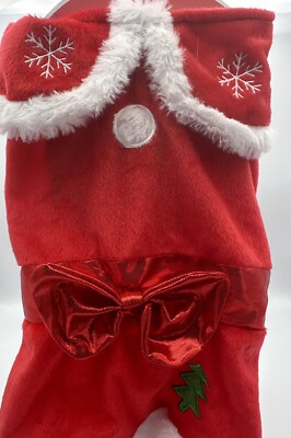 Holiday Time Dog Cat Pet Santa  Mrs Claus Christmas Dress Size Small  Sm New | eBay