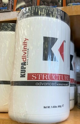 KUPAdivinity Nail System Structure Advanced Acrylic Polymer 1.45lbs - White 