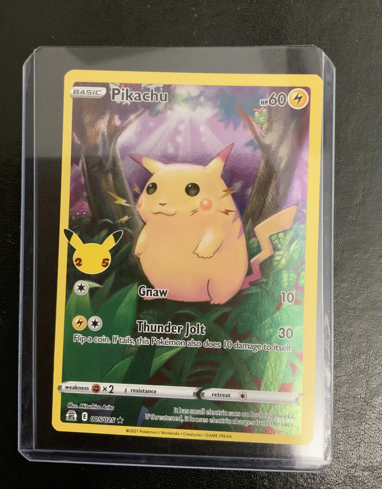 Custom Wedding Anniversary Pikachu Pokemon Card 