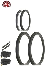 AltaLine Bicycle Tire 26 x 2 x1-3/4 Bicycle Tire FITS S7 RIM Mini Brick 6pc SET.