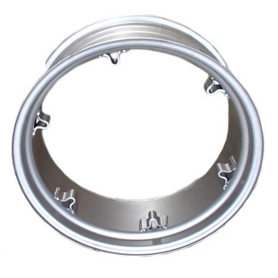 Rear Rim - 11'' x 28'' 6 Loop Silver Fits Massey Ferguson Fits Ford