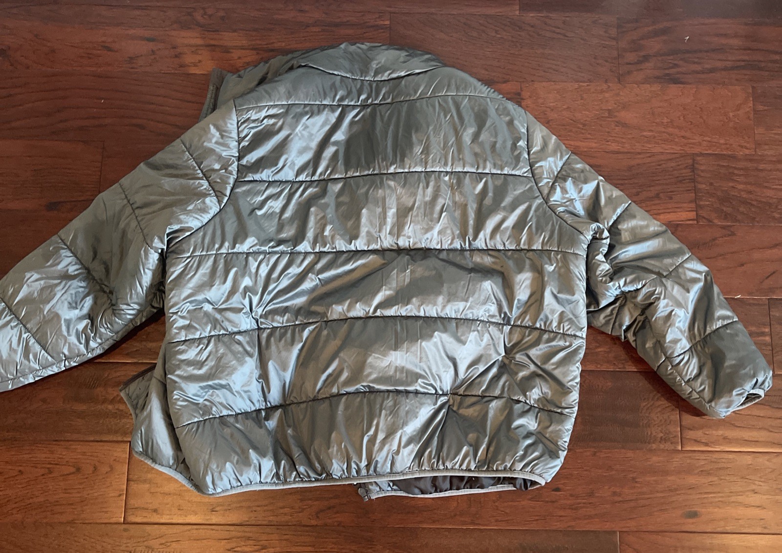 Universal Threads Silver Puffer Jacket size XL - image 8
