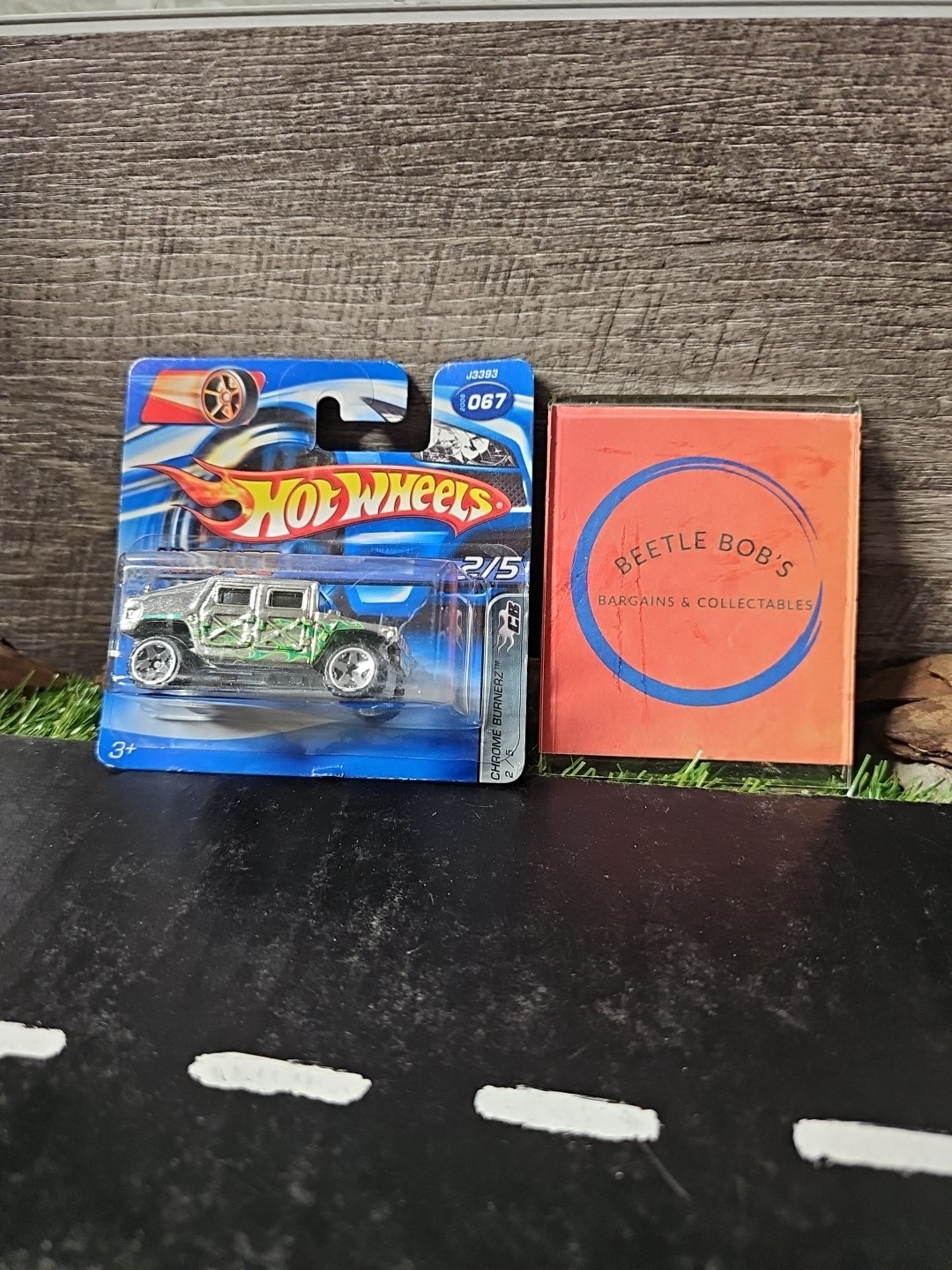 Mattel Hot Wheels Chrome Burnerz Humvee 1:64 Diecast 2/5 Short Card