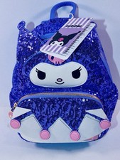 Loungefly Sanrio Kuromi Purple Sequin Cosplay Mini Backpack SANBK0470 NWT
