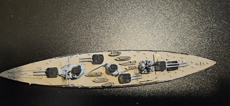 Navis SMS Goeben 1/1250 WW1 crucero de batalla alemán con pintura personalizada Foto 2 de 2