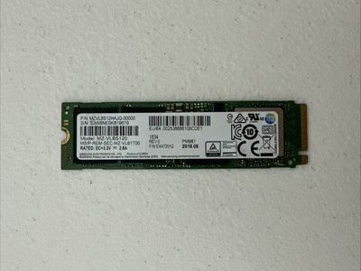 512 GB SSD M.2 PCIe Single Notch Hard Drive For Laptop w/ Windows 10 Pro