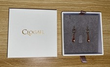 Oszałamiające kolczyki kolekcjonerskie Clogau 9-karatowe złoto i srebro łyżka miłosna