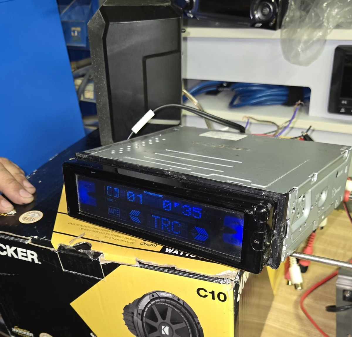 Panasonic CQ-DFX802N Car Radio CD PLAYER Autoradio Old School