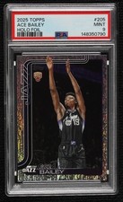 2025-26 Topps Holo Foil Ace Bailey #205 PSA 9 MINT 4k5