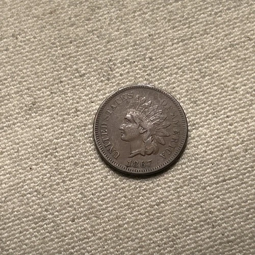 1867 Indian Head Cent – VF/XF CJ