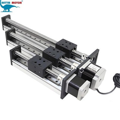 【DE】CNC Kugelumlaufspindel Linearführung Linearantrieb Linear Guide Rail+Nema23