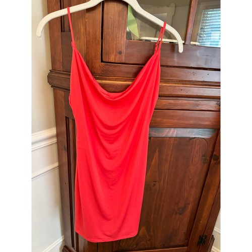 NBD from revolve cowl neck mini dress red size small
