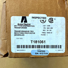Acme Electric T181061 General Purpose Transformer 50VA 240/480V-24/48V 1PH