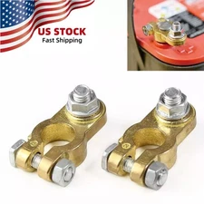 Brass Car Battery Terminal Connector Clamps Top Post Battery Terminal Protector