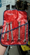 Proto Easco 5 Pc Metric Double End Flare Nut Wrench Set 6 Point Satin Proto Easco 5 Pc Metric Double End Flare Nut Wrench Set 6 Point Satin