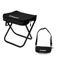 Compact Foldable Stool with Shoulder Strap, Heavy Duty 350lbs Support, 