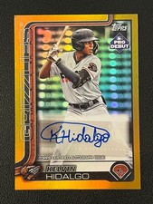 Kelvin Hidalgo 2025 Topps Pro Debut Auto Gold Foil /50 Rockies