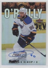 2021-22 Upper Deck Fleer Ultra Silver Rainbow Foil Ryan O'Reilly #89 Auto 00ni