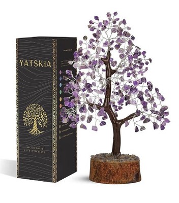 7 Chakra Kristall Lebensbaum Amethyst Heilung Edelstein Bonsai Baum Lila UK