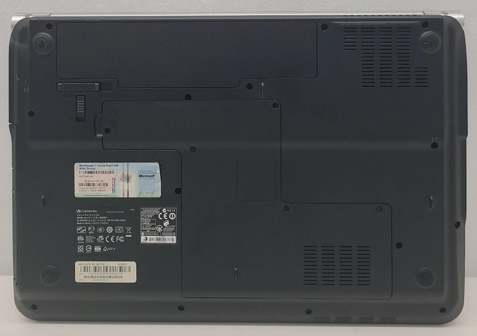 Notebook Gateway NV5302u AMD Athlon II X2 M300 4GB Ram SEM HD/OS/POTÊNCIA (FL) - Imagem 3 de 4