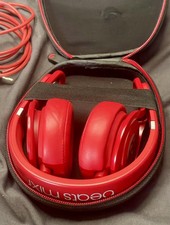 Beats By Dre. Mixr Mixer DJ professional wired headphones  PRODUCT RED   