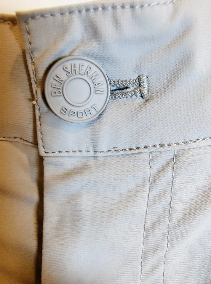 Pantalones deportivos de golf/corredor Ben Sherman para hombre 34/29 grises elásticos en cuatro vías Foto 2 de 4