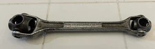 VINTAGE J.H. WILLIAMS NO. 199 8- IN- 1 MULTI-SOCKET DOG BONE WRENCH