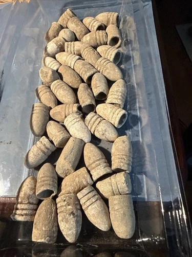 Pile Dug Civil War 💥 🇺🇸 💣 Bullets Assorted Types Big Lot US Confederate