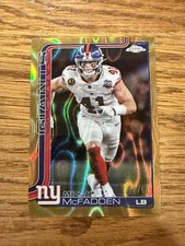 Topps 2024 Chrome Micah McFadden New York Giants #232 Parallel Serial #/50