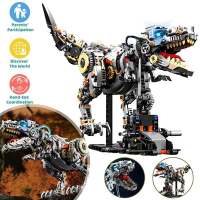 Technik Dinosaurie Bausteine Bauspielzeug Tyrannosaurus Rex Klemmbausteine Set