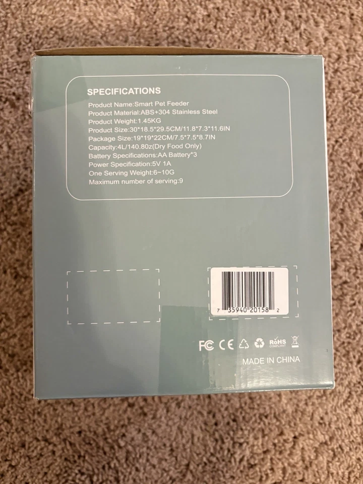 PetSafe Smart Feed Automatic Dog and Cat Feeder - Blue - Image 2 of 4