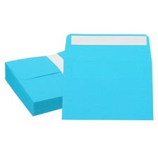 50 Pcs 6x4 Inch Invitation Envelopes Flat-Flap Greeting Card Dark Blue
