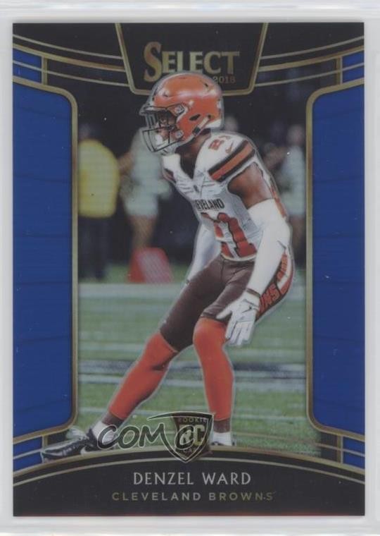 2018 Panini Select Concourse Blue Prizm /175 Denzel Ward #31 0a3