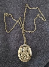 Vintage? Weston sterling silver pendant depicting Our Lady of Perpetual Help. 