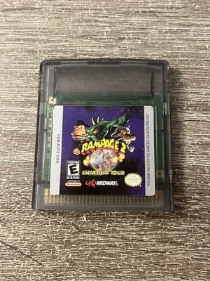 Rampage 2 Universal Tour (Nintendo GameBoy Color) Authentic - Tested