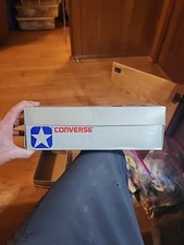 Vintage 80s Converse Skidgrip Mens Oxford White C. V. 6 1/2 BOX ONLY