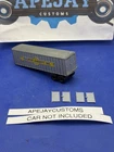 2 pair silver new doors for Lesney Matchbox Major Pack M9 Inter State Double
