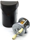 Vintage J.A.Coxe Model No.60C Fishing Reel with Leather Case — photo 1