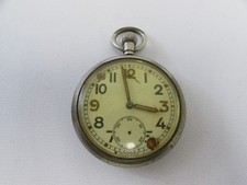  ref1CW Vintage Military Pocket Watch Spares/Repair